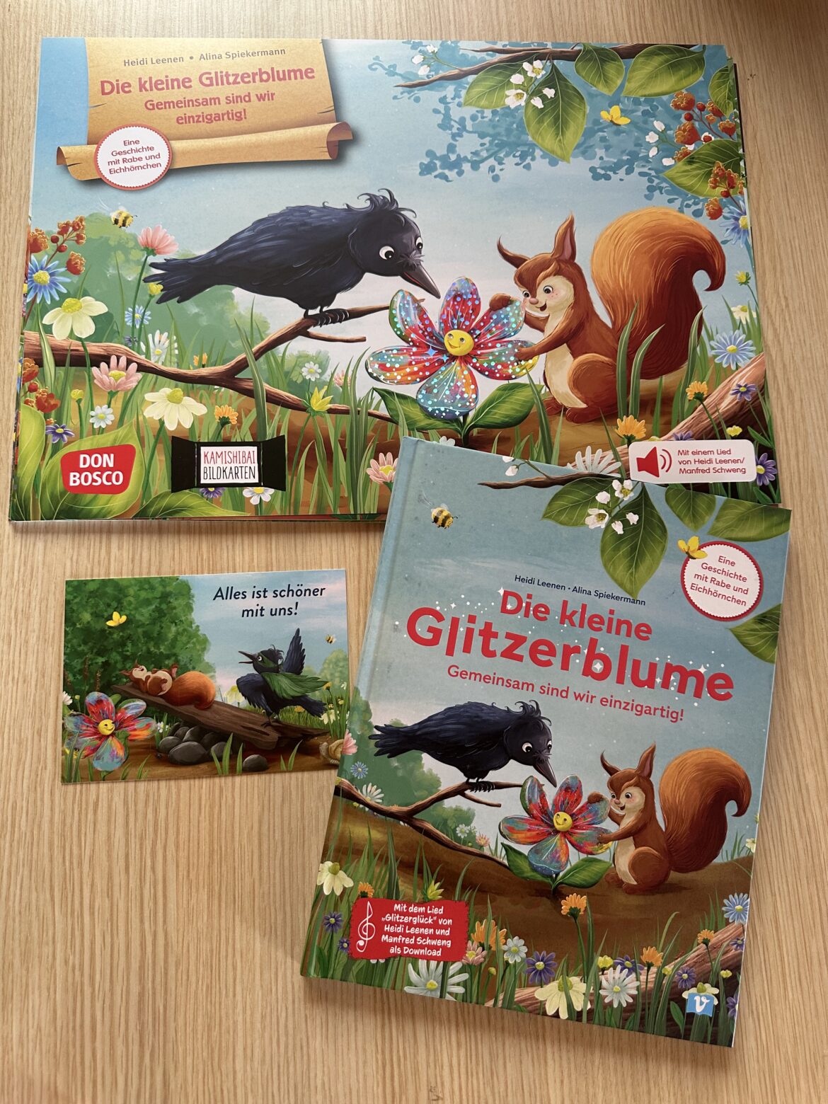 Die kleine Glitzerblume